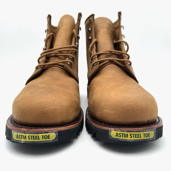 Chippewa Work Boots Men's Size 13 Wide EE Classic 2.0 EH Rated MC2069 Brown - Picture 4 of 12